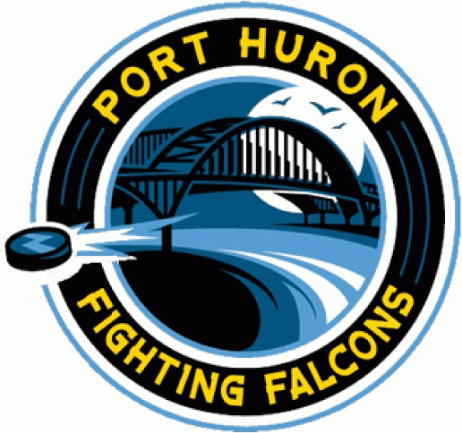 port huron fighting falcons 2010 11-pres secondary logo iron on heat transfer